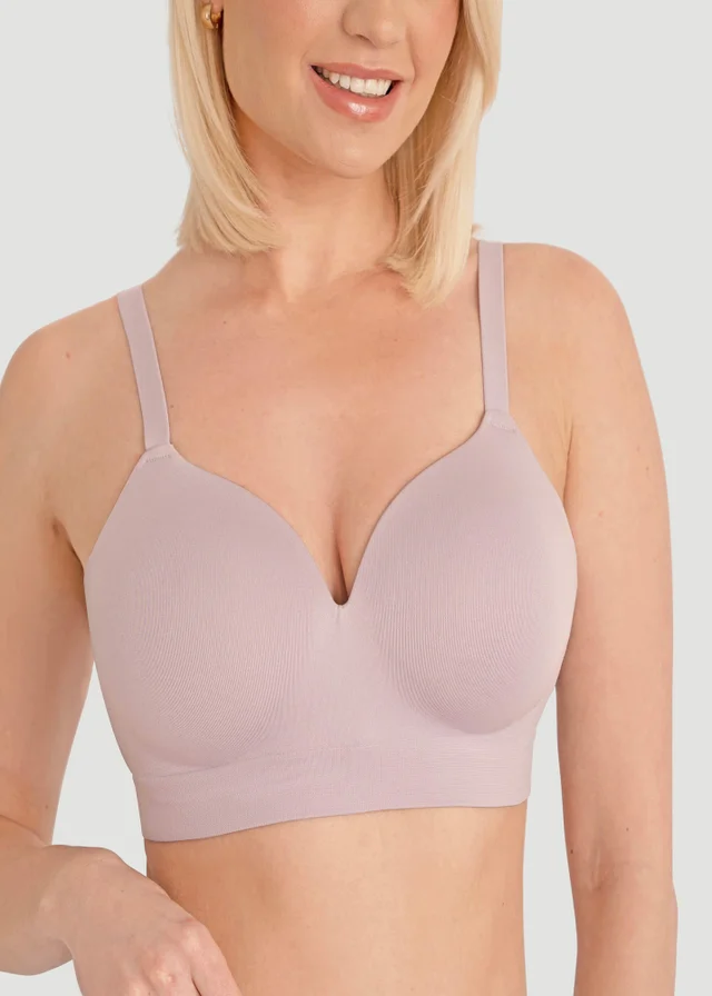 Conturve Light Grey Ultimate Comfy Wireless Support Bra