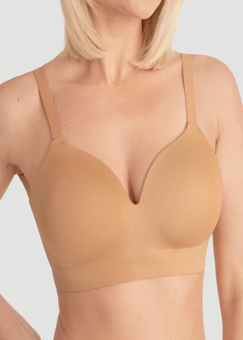 Conturve Beige Ultimate Comfy Wireless Support Bra - S Image 3