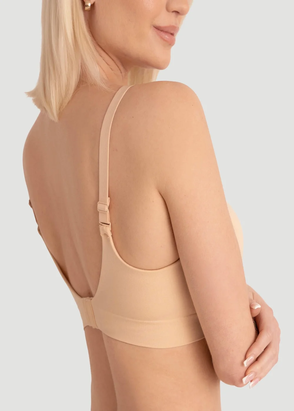 Conturve Beige Ultimate Comfy Wireless Support Bra - S Image 2
