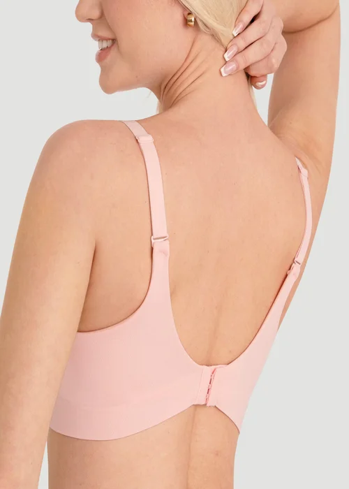 Conturve Blush Pink Ultimate Comfy Wireless Support Bra - S Image 4
