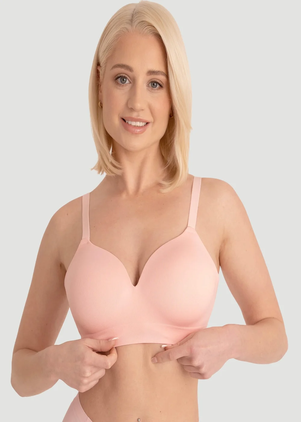 Conturve Blush Pink Ultimate Comfy Wireless Support Bra - S Image 2