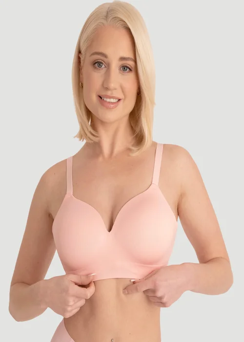 Conturve Blush Pink Ultimate Comfy Wireless Support Bra - S Image 2