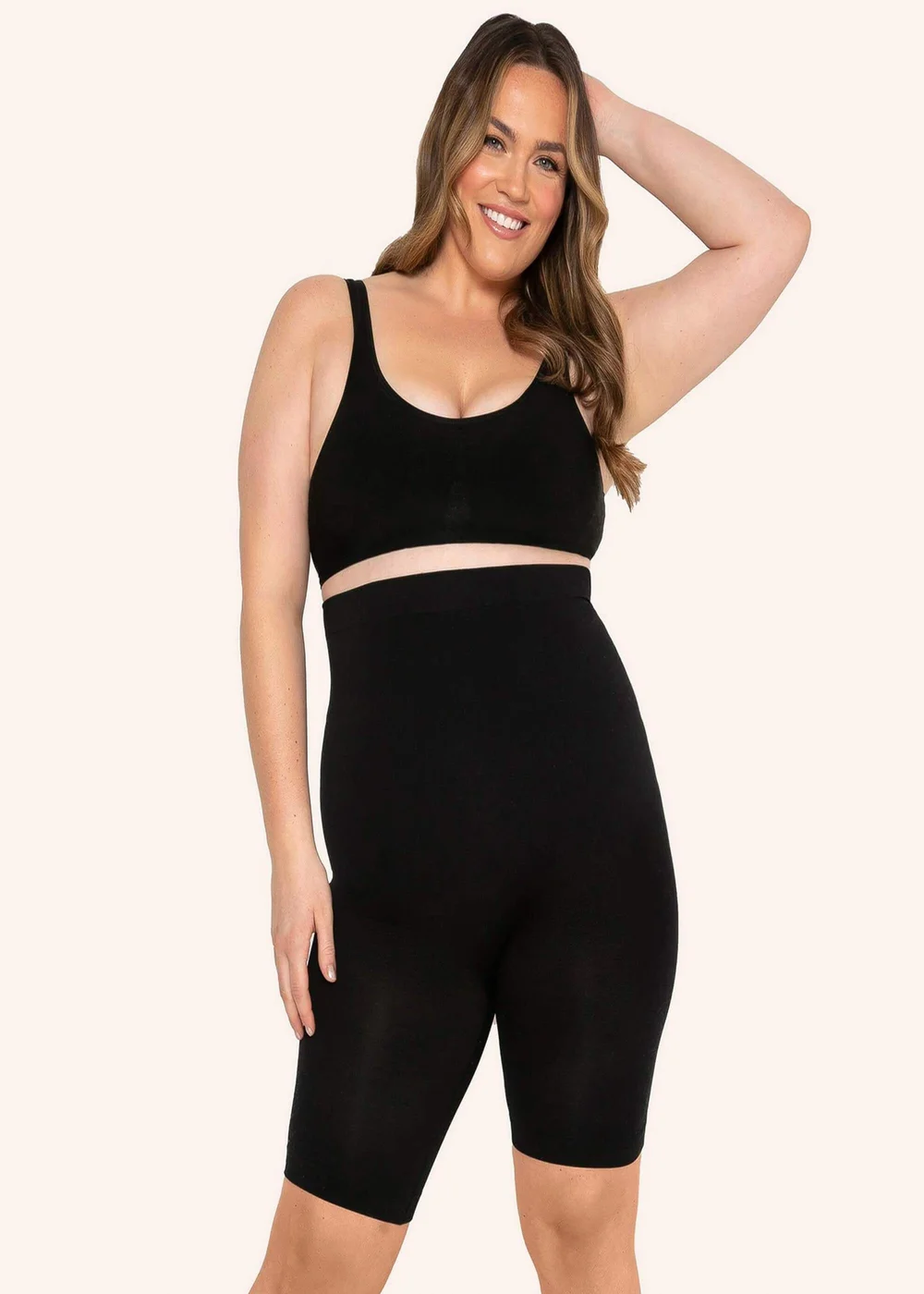 Conturve Black Shaping SuperPower Shorts Flexible Boning - 3XL Image 2