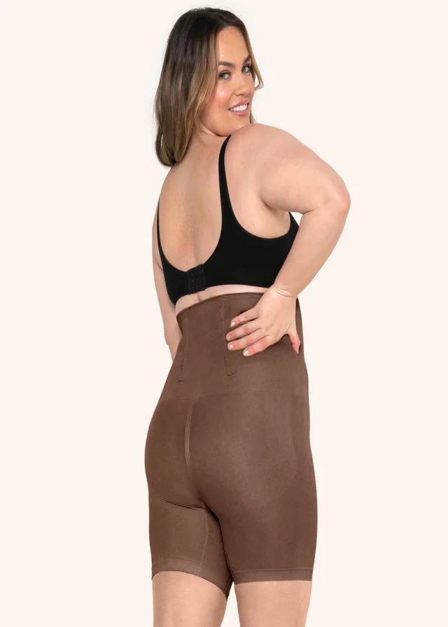 Conturve Brown Shaping SuperPower Shorts Flexible Boning