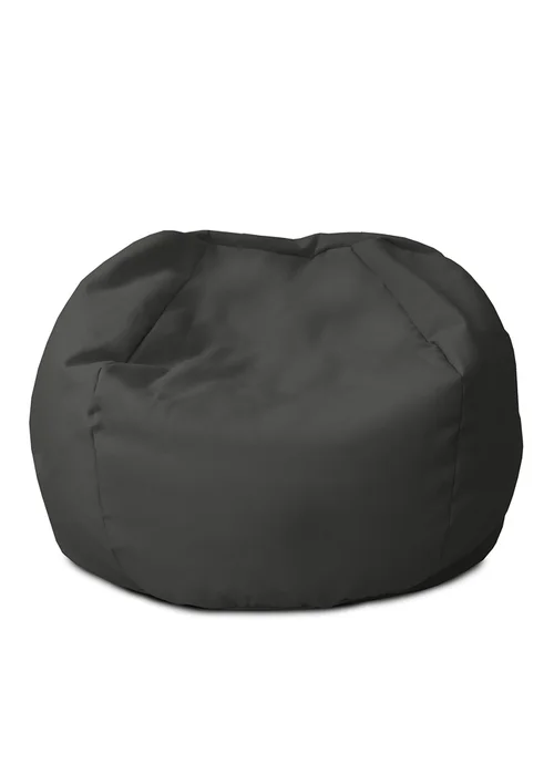 rucomfy Indoor/Outdoor Small Kids Grey Beanbag - One Size Image 2