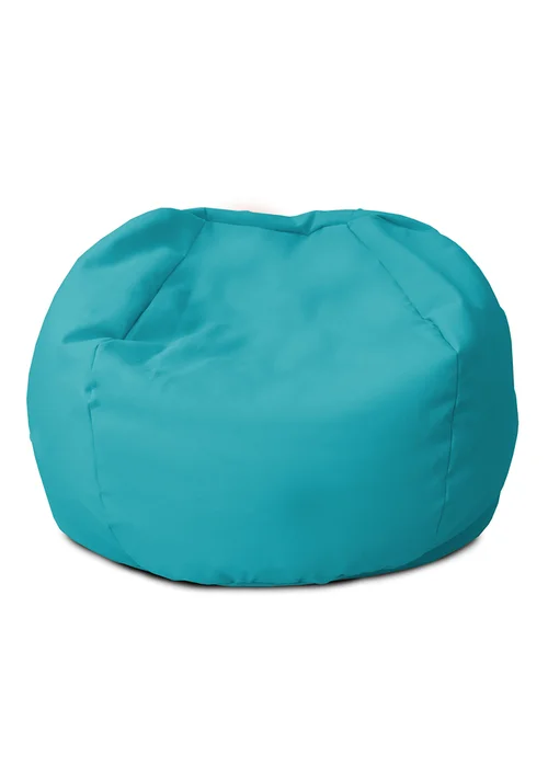 rucomfy Indoor/Outdoor Small Kids Turquoise Beanbag - One Size Image 3