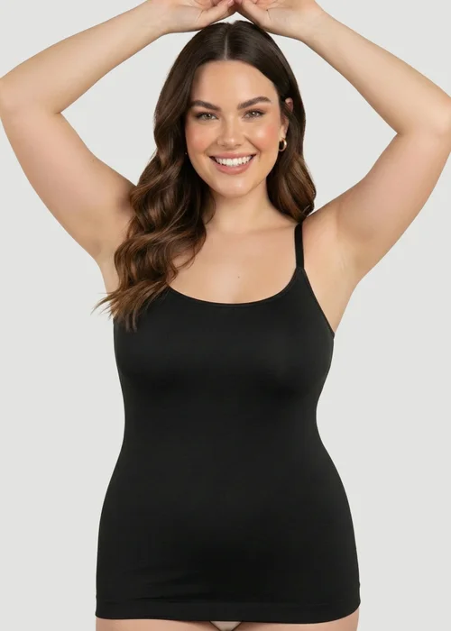 Conturve Daily Black Shaping Scoop Neck Cami - L Image 1