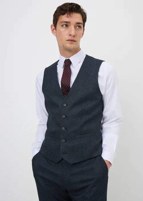 Taylor & Wright Richmond Check Suit Waistcoat - XS Image 2