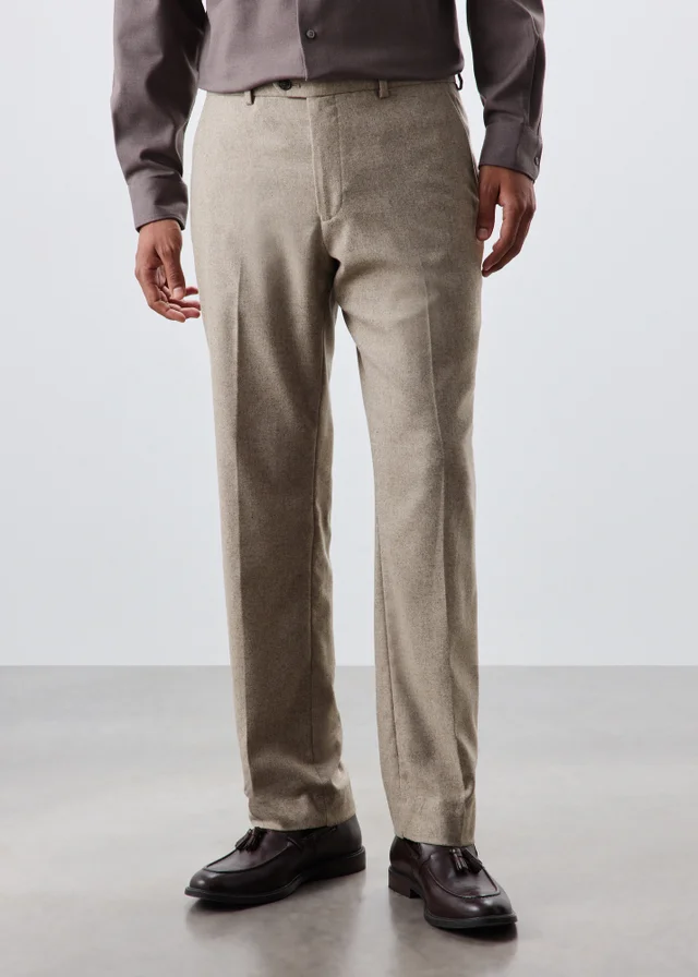 Taylor & Wright Regent Italian Stone Tailored Fit Suit Trousers