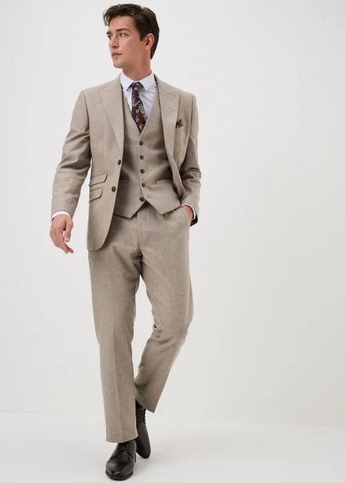 Taylor & Wright Regent Italian Stone Suit Waistcoat - XS Image 4