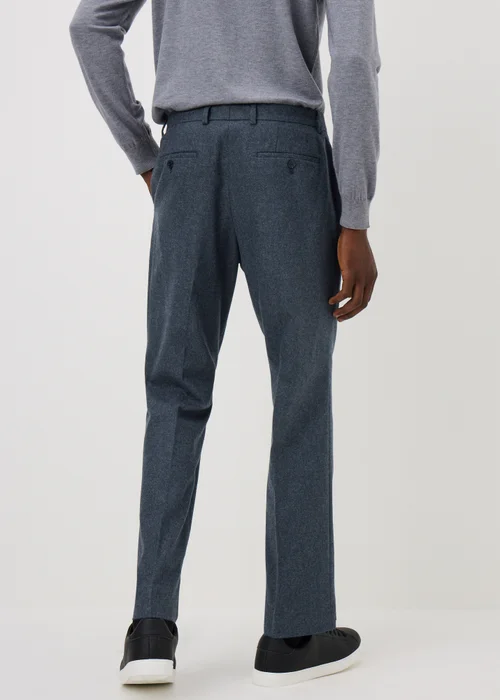 Taylor & Wright Derwent Italian Denim Tailored Fit Suit Trousers - 32/L29 Image 2