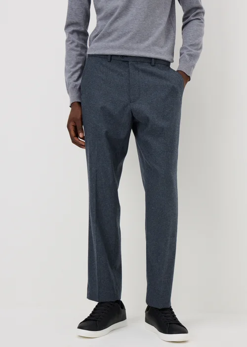 Taylor & Wright Derwent Italian Denim Tailored Fit Suit Trousers - 32/L29 Image 1