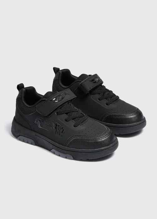 Hot Wheels Boys Black School Shoes (Younger 8-Older 2) - 8 infants Image 1