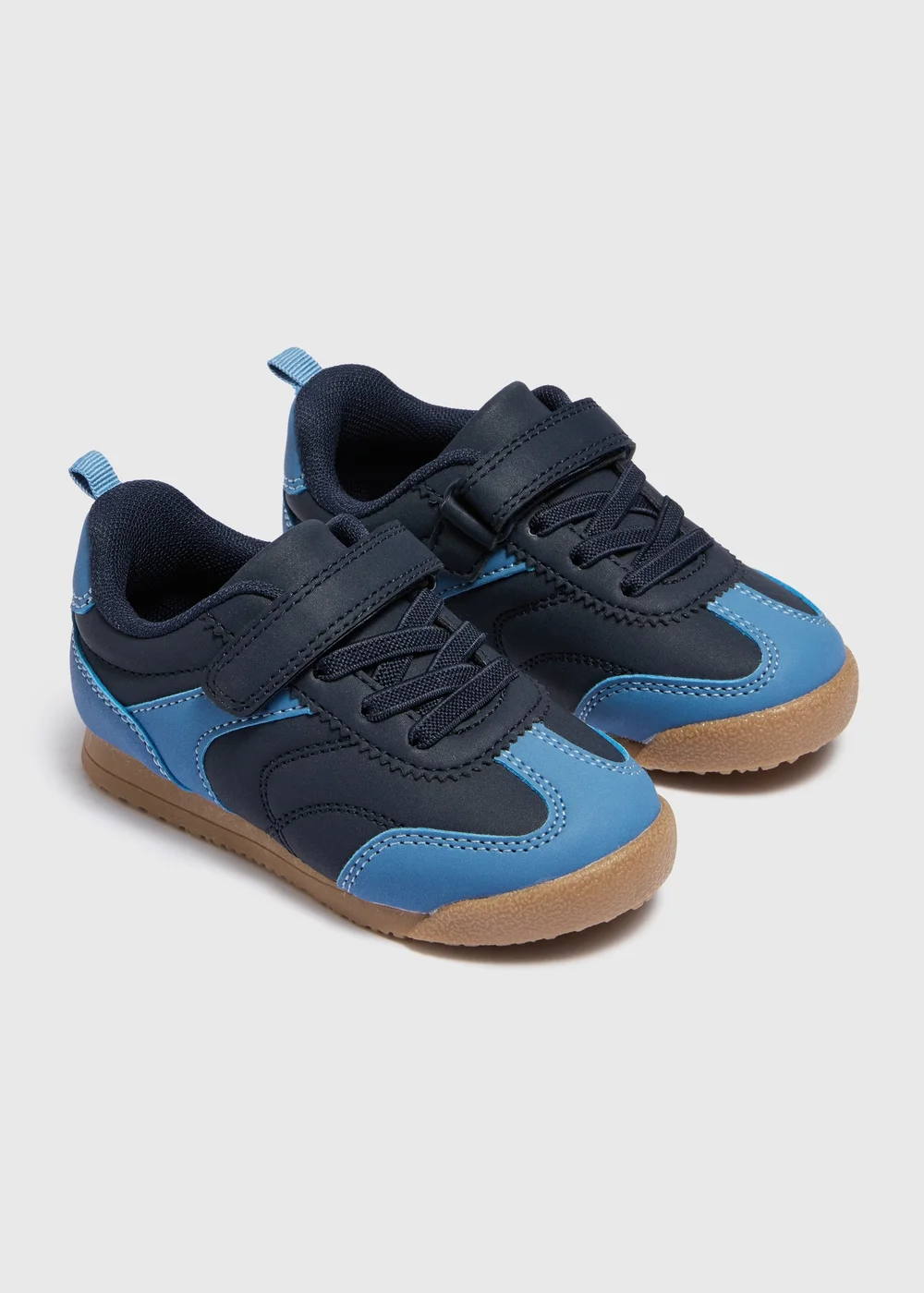 Boys Navy Low Profile Trainers (Younger 4-12) - 4 Infants Image 1