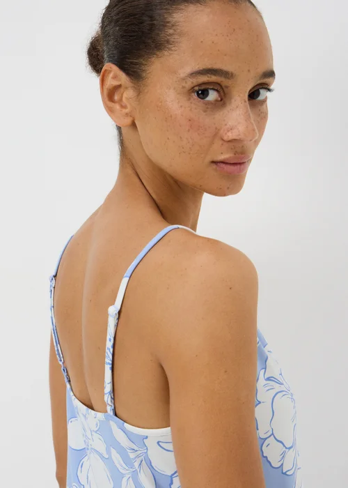 Blue Floral Soft Touch Cami Pyjama Set - 2XL Image 1
