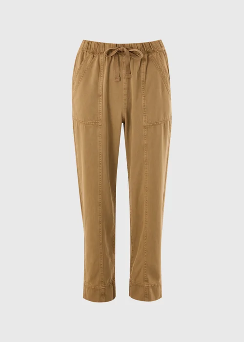Coffee Drawstring Utility Joggers - 12 Image 4