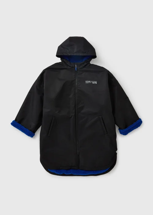 Boys Black Changing Robe - S Image 1