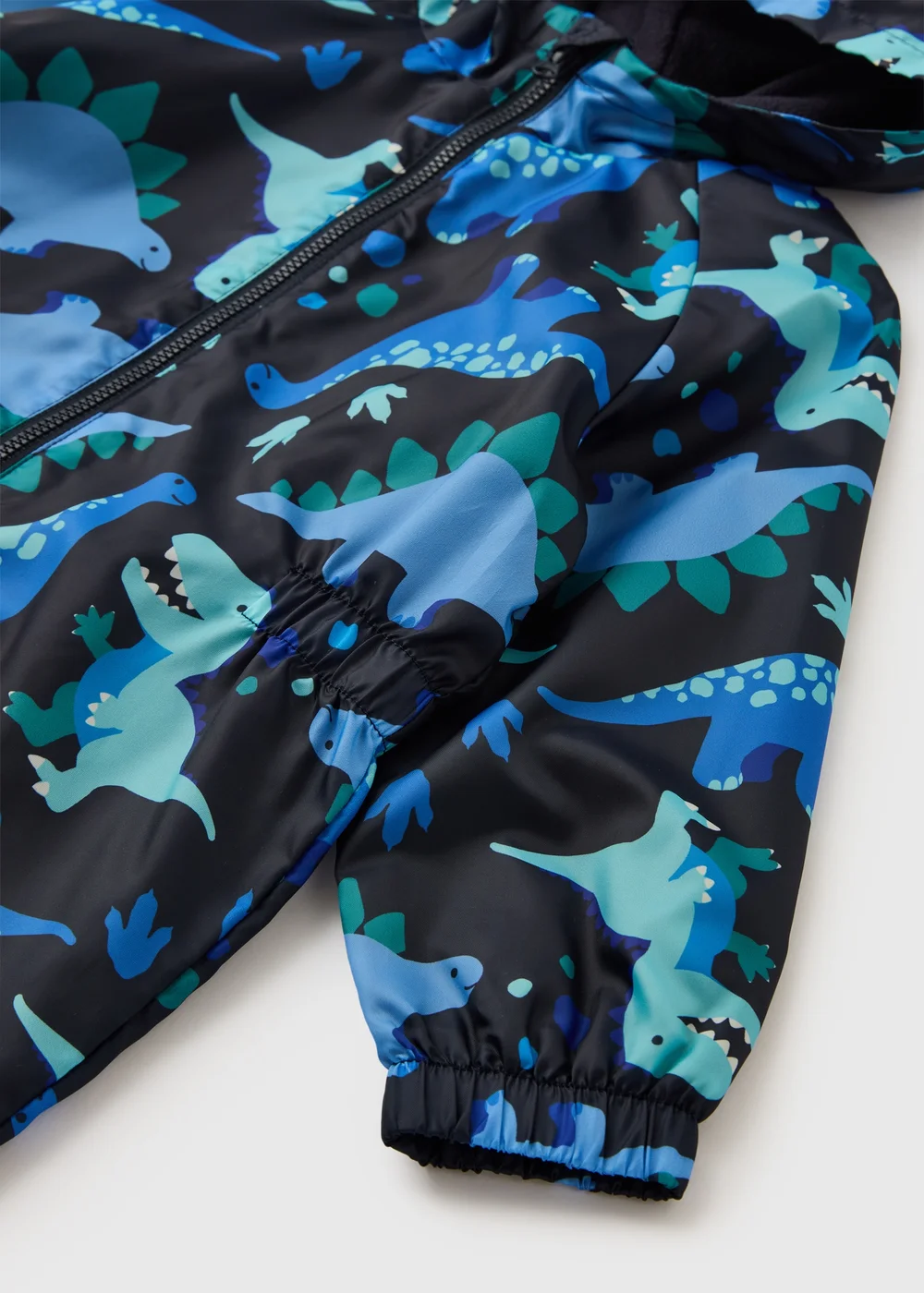 Boys Navy Dinosaur Puddlesuit (1-8 Yrs) - 1-1.5 Yrs Image 2