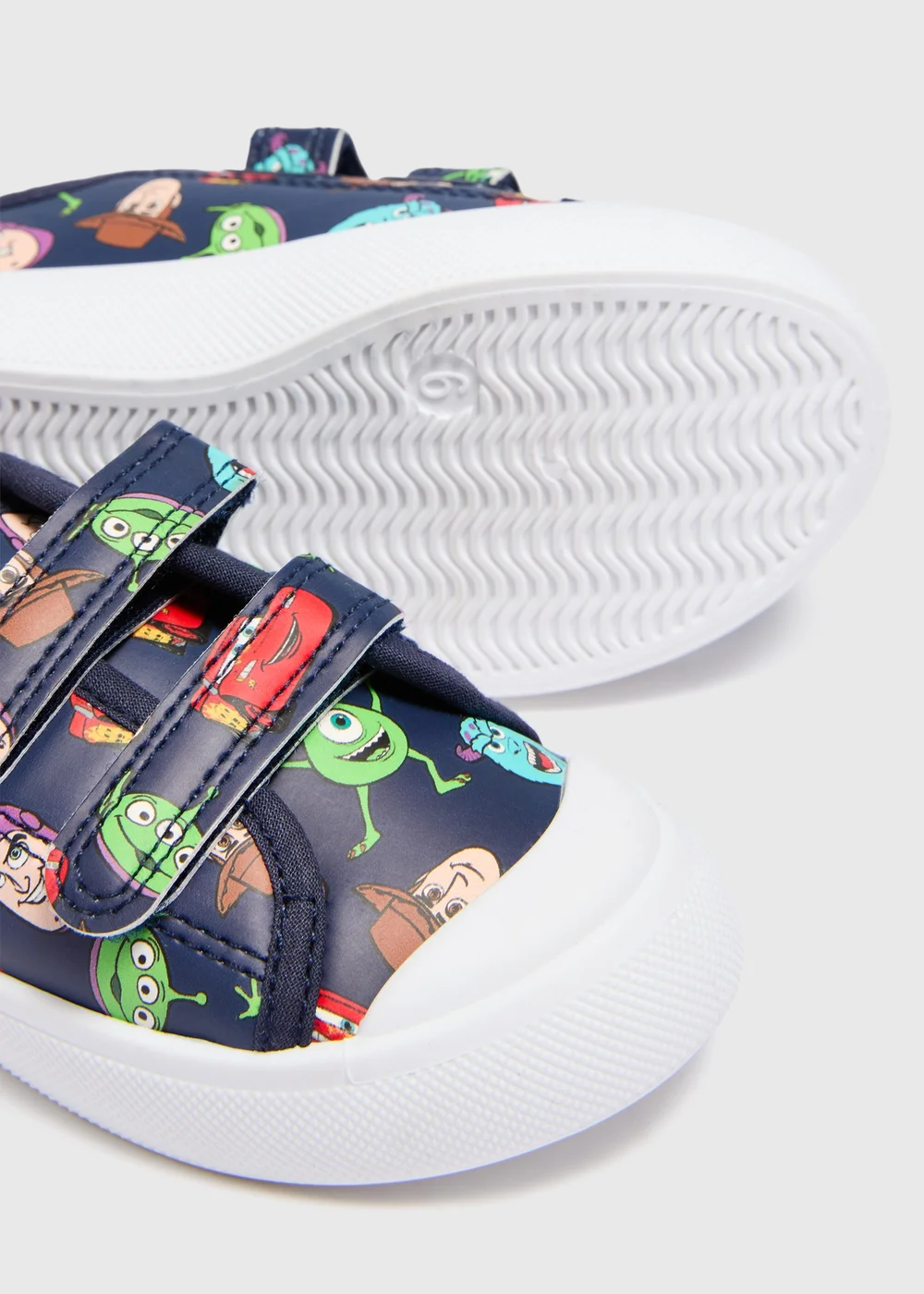 Disney Pixar Boys Navy Trainers (4-12 Infants) - 4 Infants Image 2