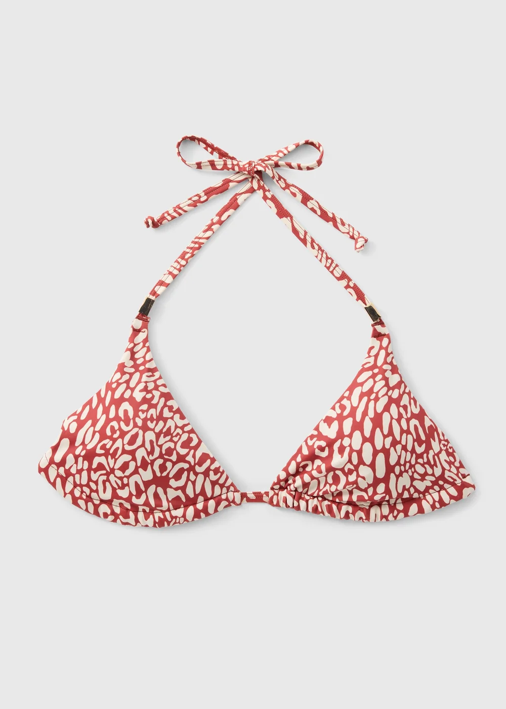 Rust Animal Triangle Bikini Top - 8 Image 3