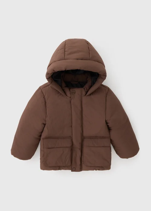 Boys Brown Duffel Coat (1-8yrs) - 1-1.5 Yrs Image 1