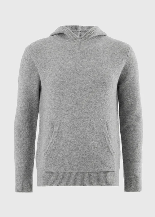 Grey Cosy Pull Over Hoodie - S Image 4