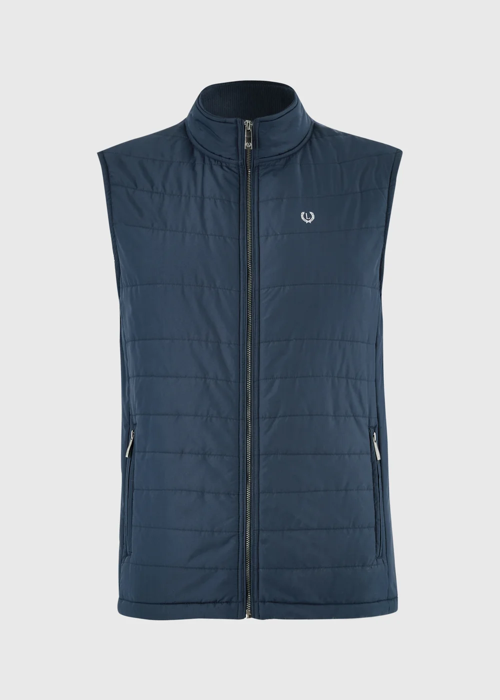 Lincoln Navy Quilted Smart Gilet - L Image 3