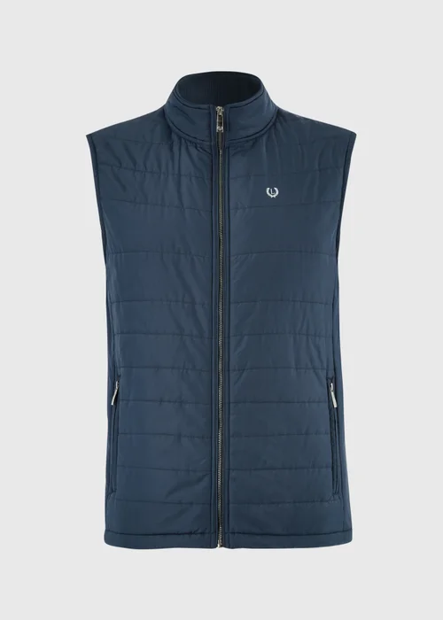 Lincoln Navy Quilted Smart Gilet - L Image 3