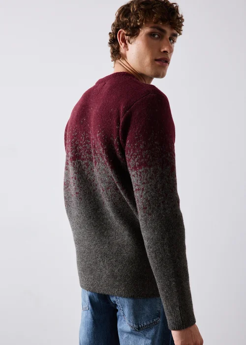 Burgundy Ombre Design Jumper - S Image 2