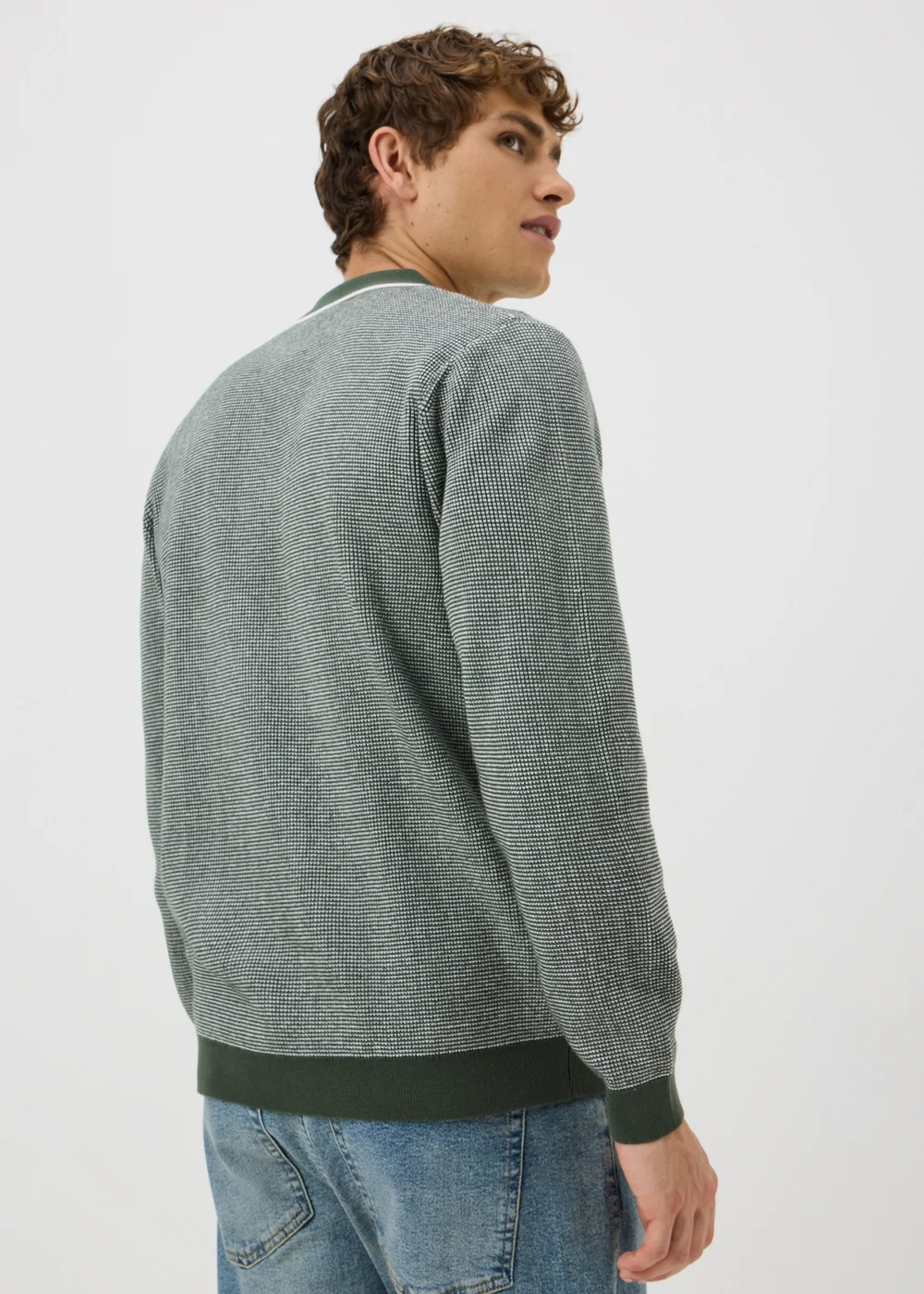 Khaki Smart Birdseye Polo Shirt - S Image 2