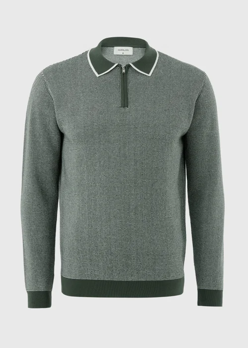 Khaki Smart Birdseye Polo Shirt - S Image 4
