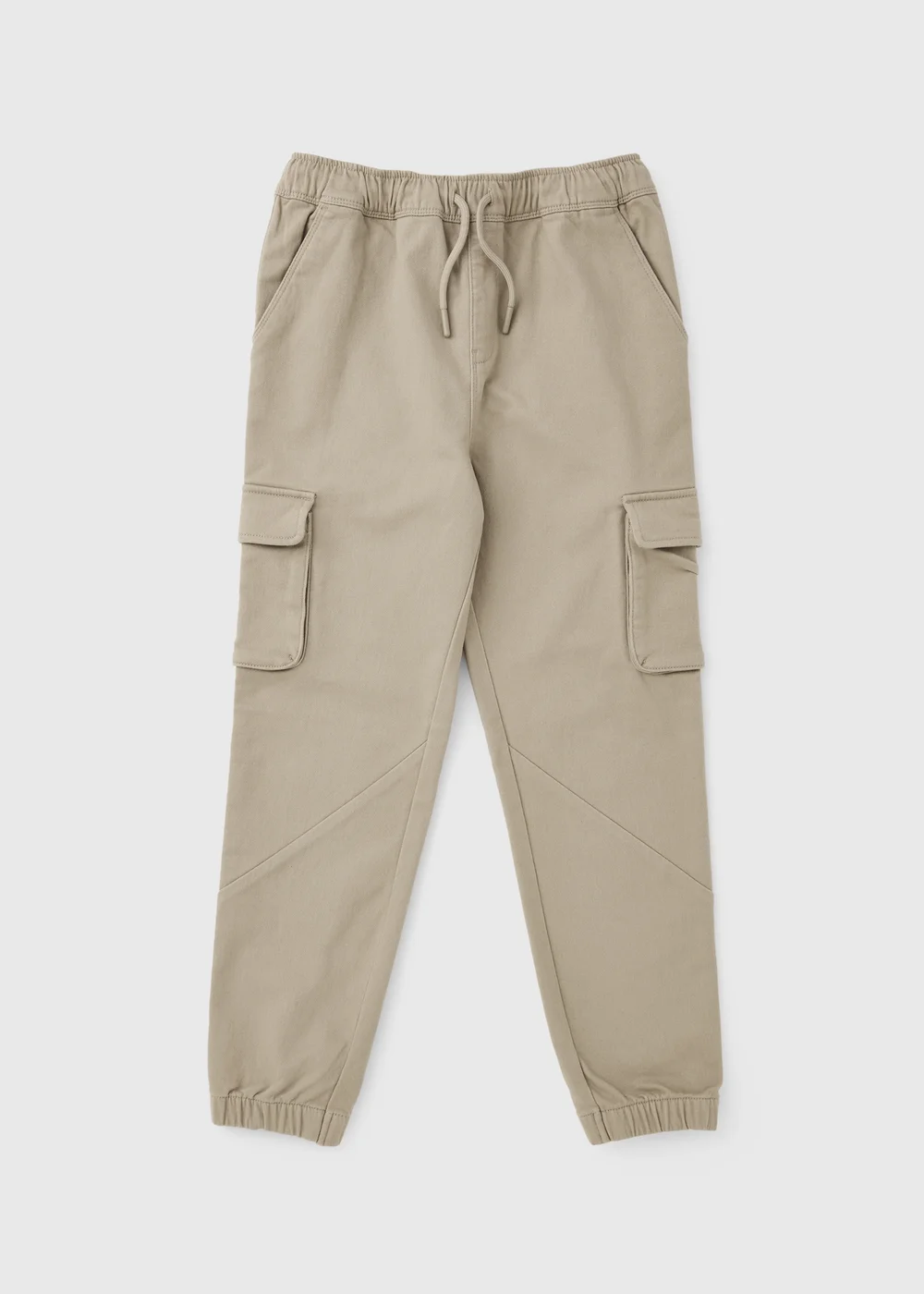 Boys Stone Cargo Trousers (7-15yrs) - 7 Yrs Image 1