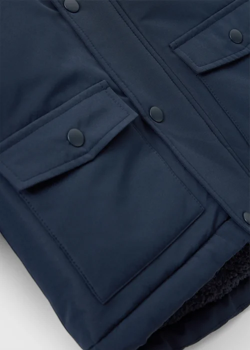 Boys Navy Heritage Parka Coat (1-8yrs) - 1-1.5 Yrs Image 2