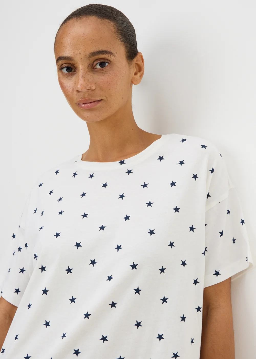 Cream Star Nightie - XS Image 1