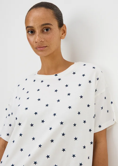 Cream Star Nightie - XS Image 1