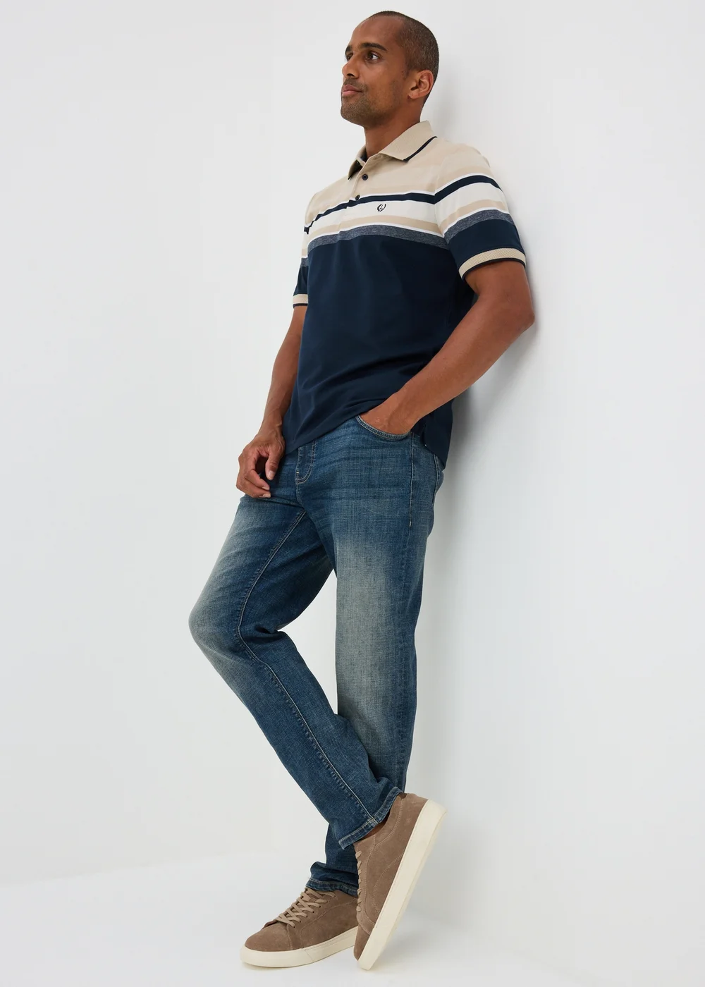 Lincoln Stone Block Polo Shirt - S Image 1