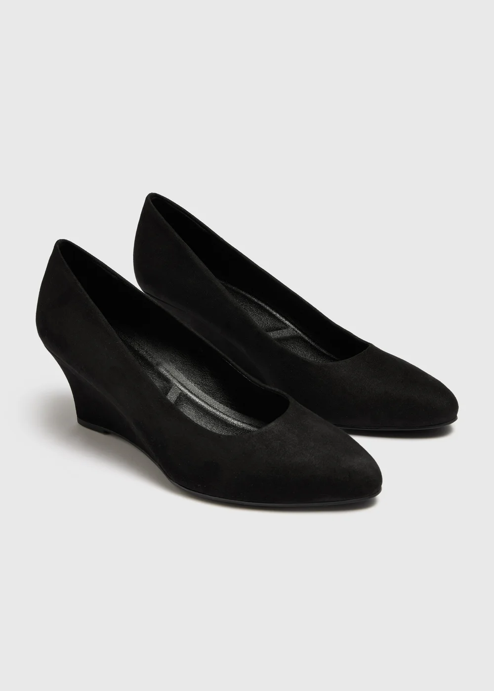 Black Wedge Heels - 4 Image 1