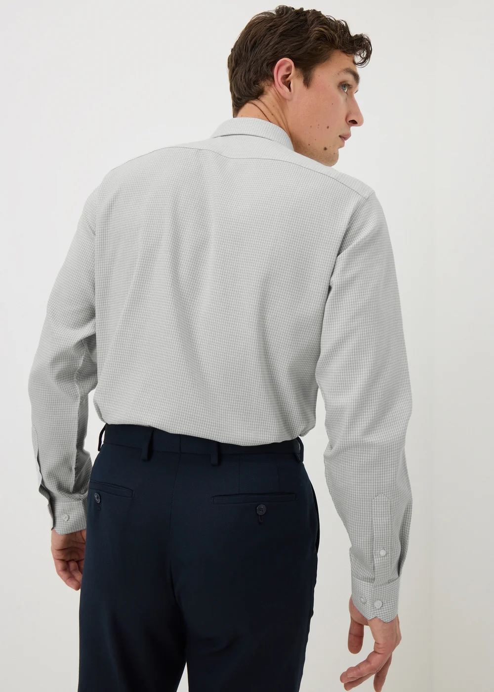 3 Pack Multicolour Easy Care Regular Fit Shirts - 15 Collar Image 2