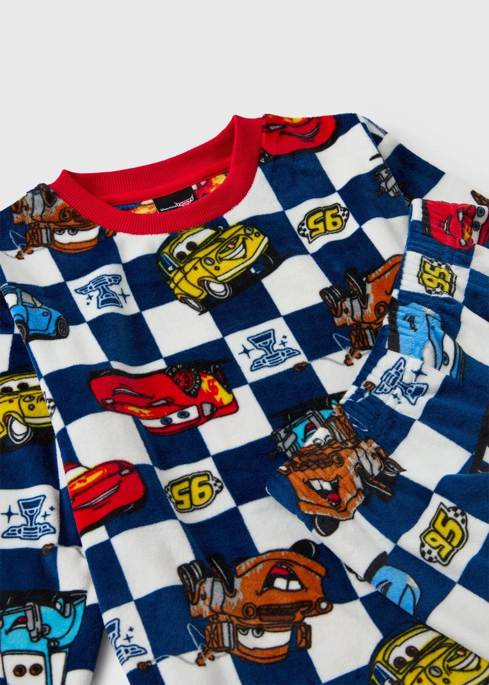 Disney Cars Boys Navy Fleece Long Pyjama Set (1-7yrs) - 1-1.5 Yrs Image 2