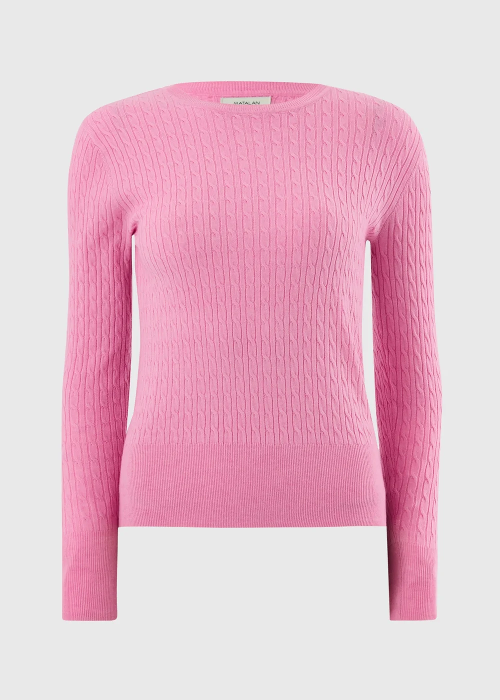 Pink Baby Cable Knit Jumper - 8 Image 2