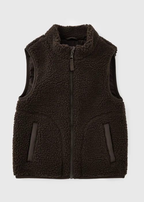 Boys Brown Borg Gilet (1-8yrs) - 1-1.5 Yrs Image 1