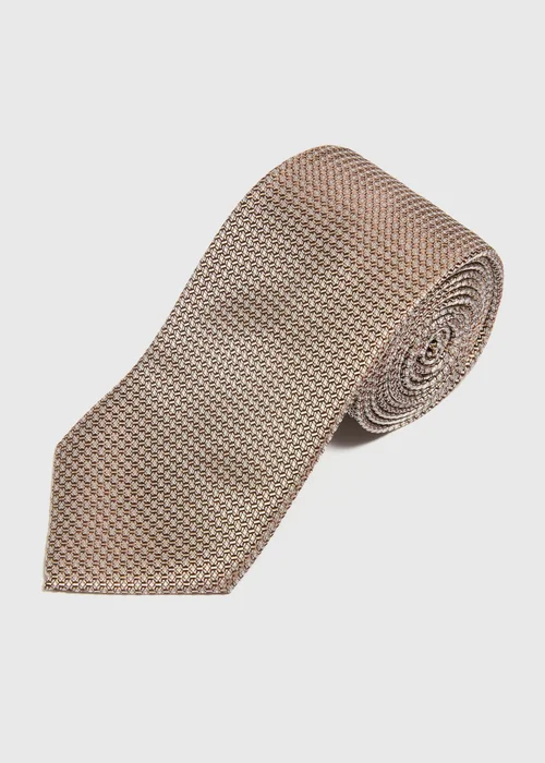 Taylor & Wright Stone Plain Textured Tie - One Size Image 1