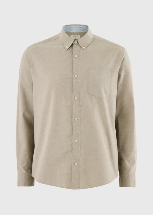Stone Regular Fit Oxford Shirt - S Image 4
