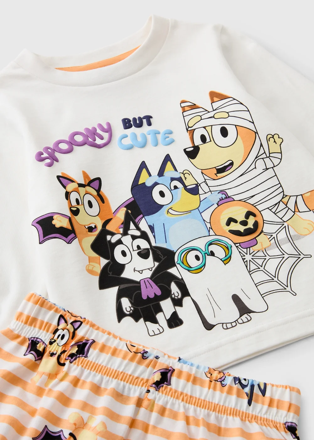 Bluey Kids Cream Halloween Pyjama Set (1-7yrs) - 1.5-2 Yrs Image 2