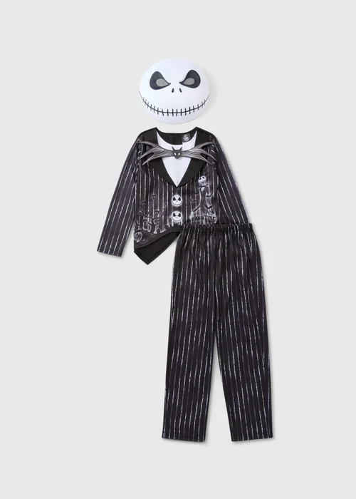 Disney Jack Skellington Black Fancy Dress Costume (3-11 Yrs) - 3 Yrs Image 1