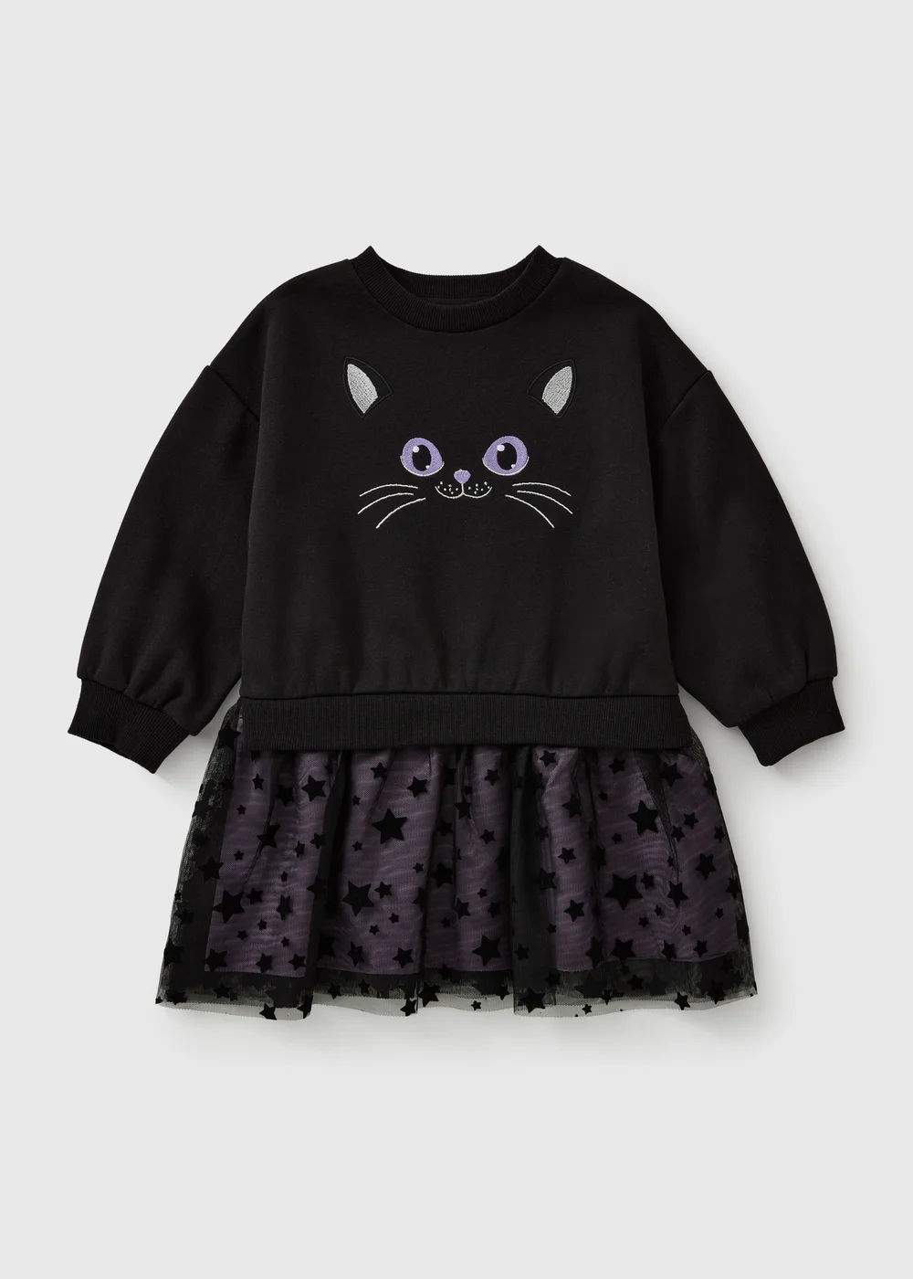 Girls Black Cat Dress Up (1-8 Yrs) - 1-1.5 Yrs Image 1