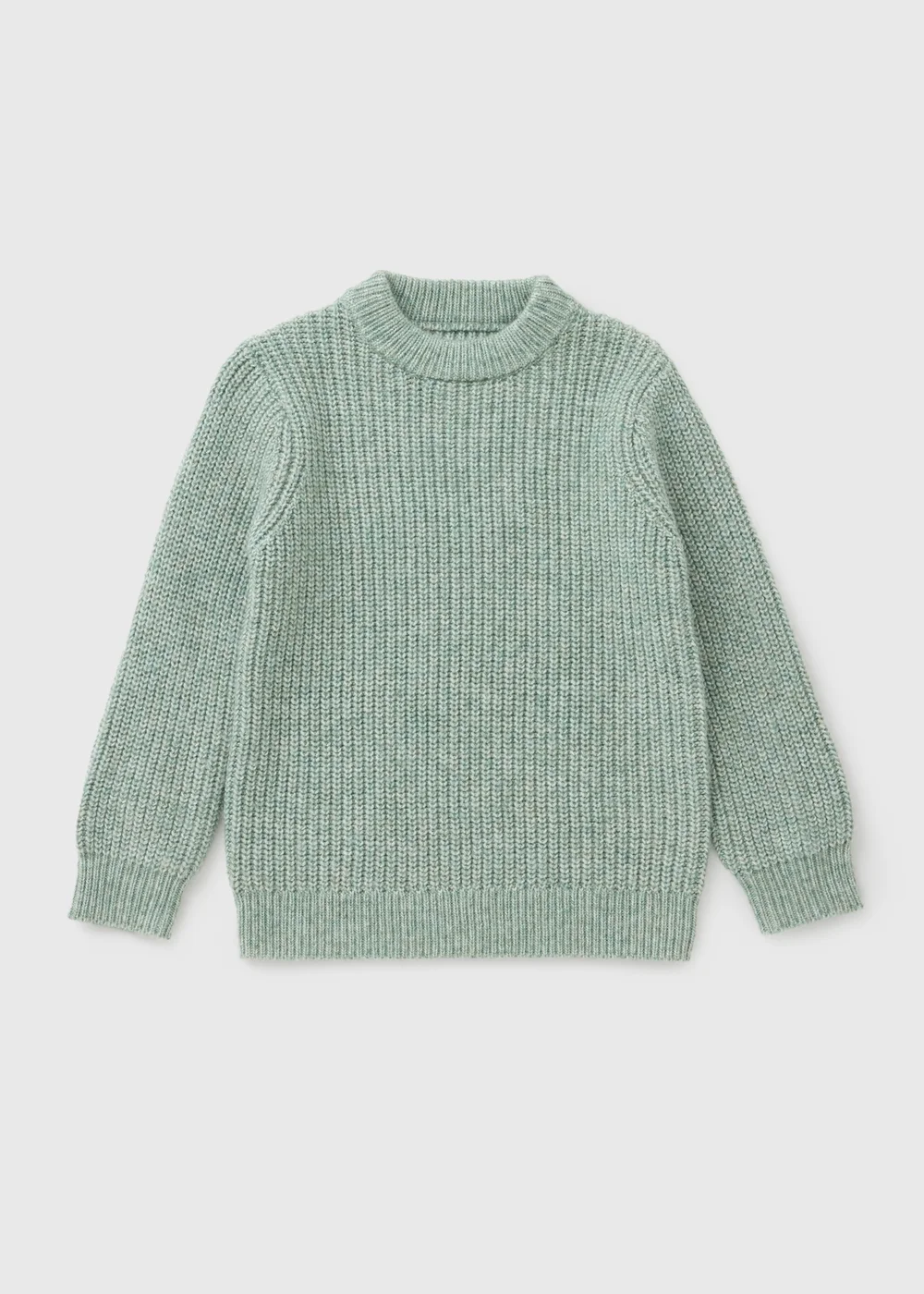 Boys Sage Fisherman Knitted Jumper (1-8yrs) - 2-3 Yrs Image 1