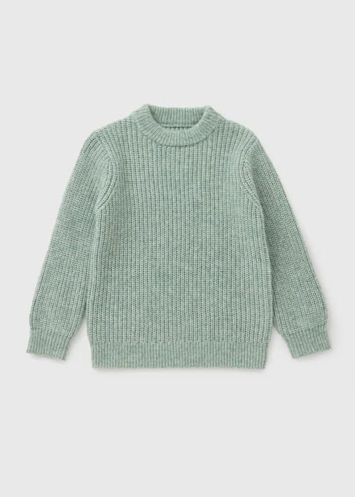 Boys Sage Fisherman Knitted Jumper (1-8yrs) - 2-3 Yrs Image 1
