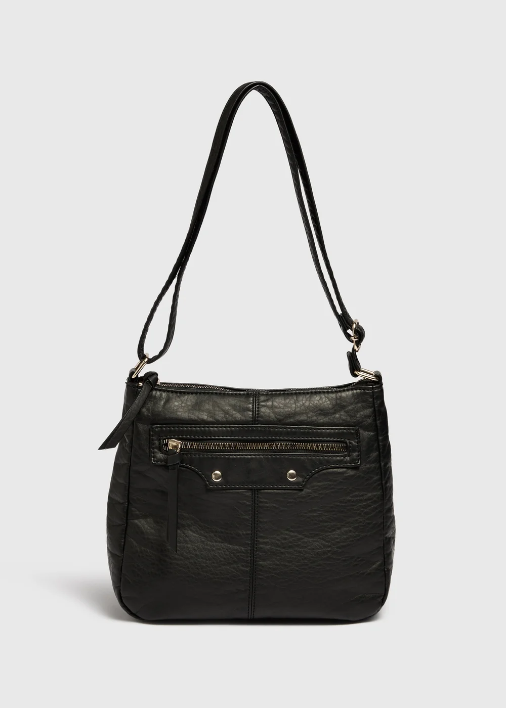 Black Messenger Bag - One Size Image 1