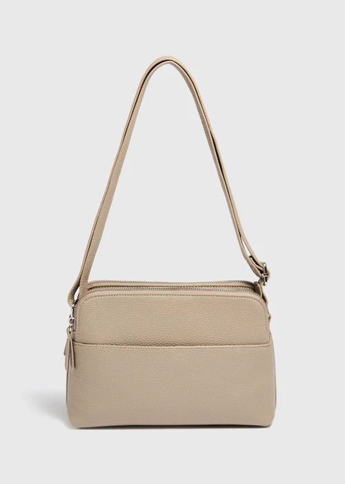 Taupe Triple Compartment Bag - One Size Image 1